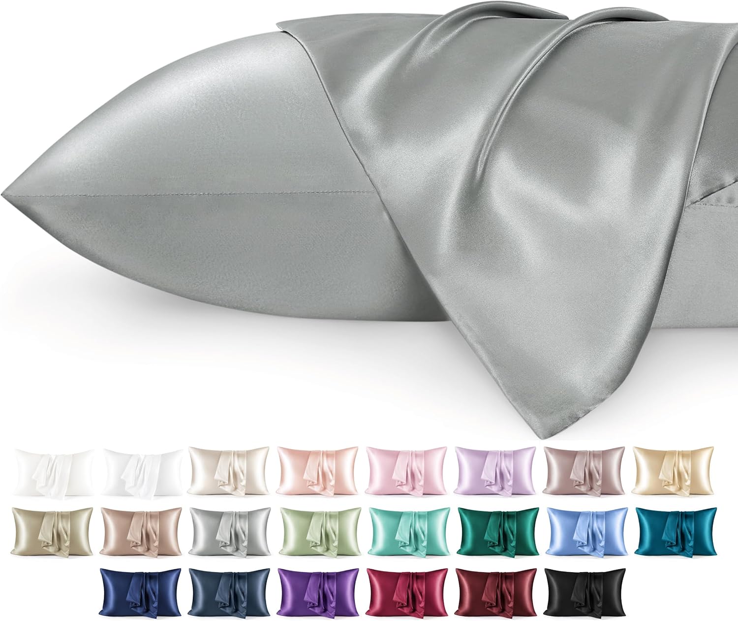 Bedsure Satin Pillowcase 2 Pack