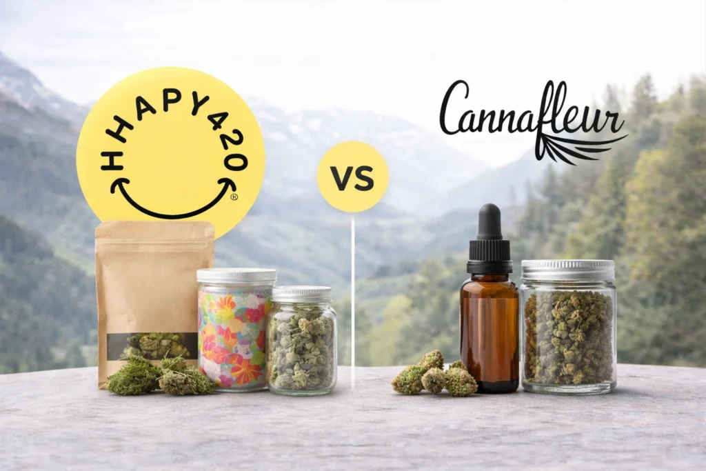 Happy420 und CannaFleur im Vergleich für Deutschland