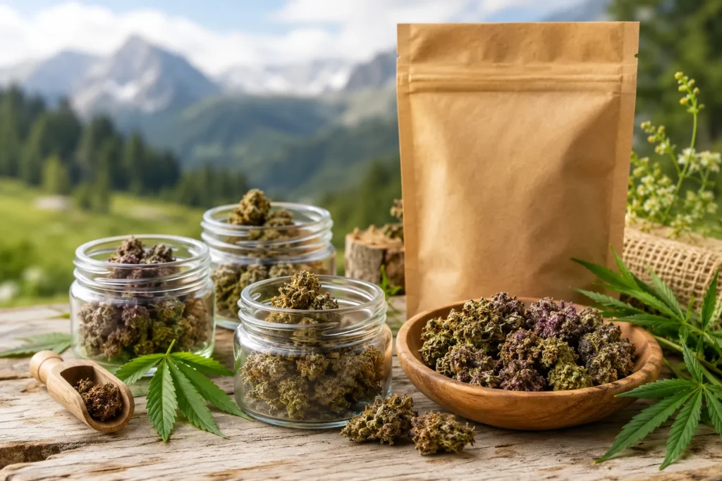 CannaFleur Schnäppchenmix CBD Blüten mit Rabattcode und Produktdetails