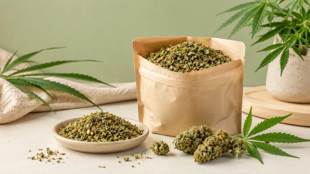 CannaFleur Easymix Hanfblüten-Mix mit natürlichem Rohstoffprodukt, Hanfblatt und Preischeck