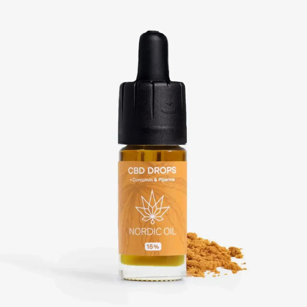 Nordic Oil CBD Öl 15% mit Curcumin und Piperin im Produktcheck