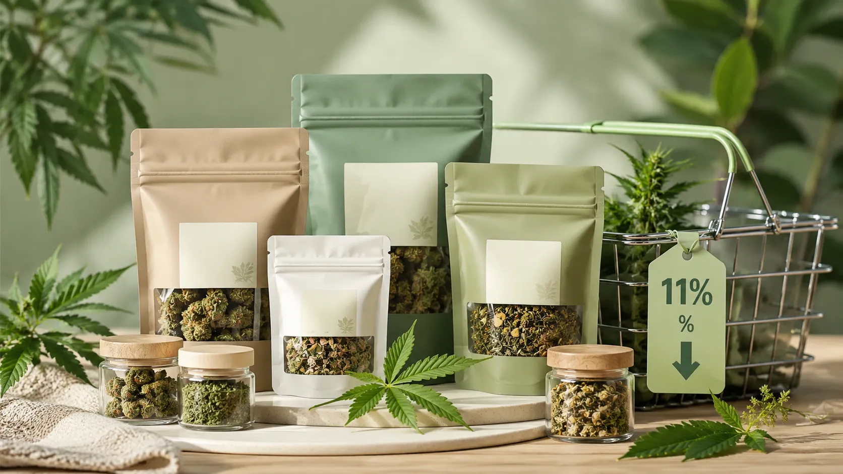 CannaFleur Bundle Builder mit auswählbaren CBD-Blüten und Rabattprüfung im Checkout