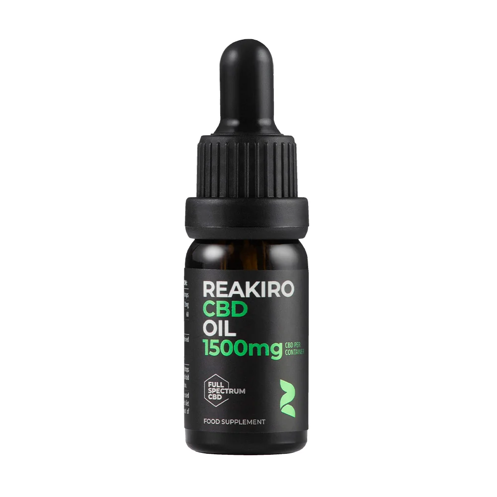 Reakiro CBD Öl 15 Prozent mit 1500 mg Vollspektrum CBD