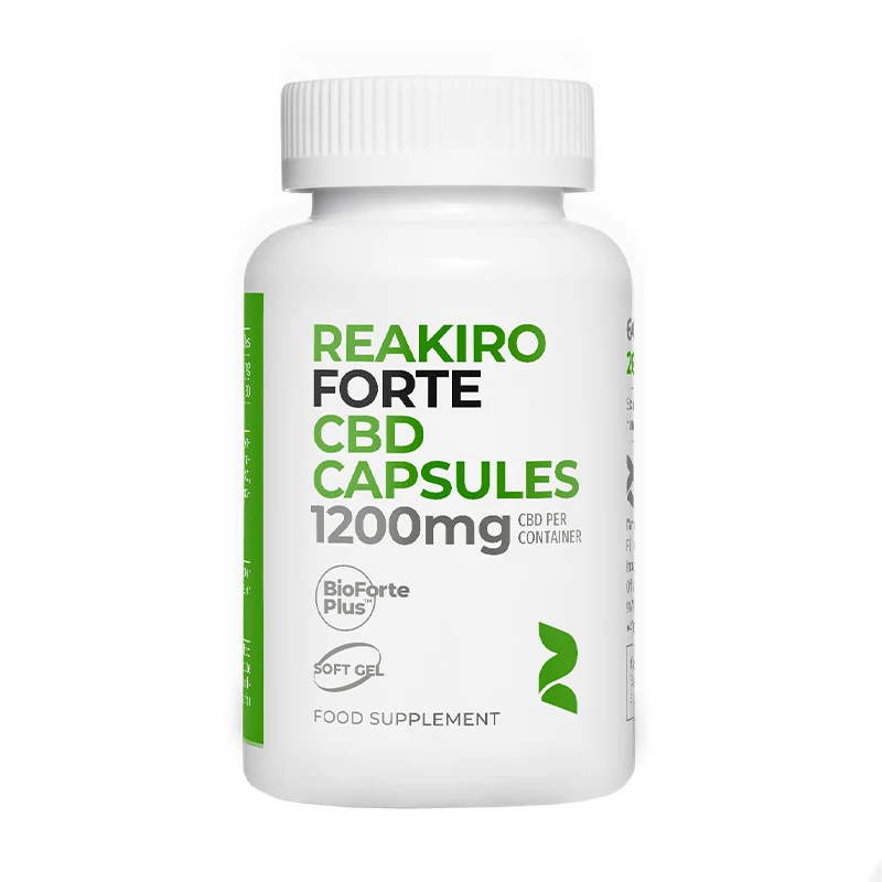 Reakiro Forte CBD Weichgel-Kapseln 1200 mg 60 Stück