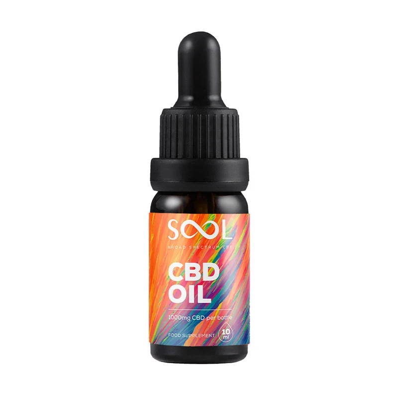 SOOL CBD Öl 10 Prozent mit 1000 mg Breitspektrum CBD