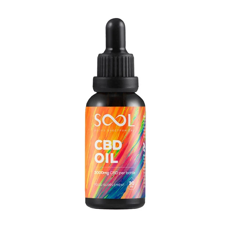 SOOL CBD Öl 10 Prozent mit 3000 mg Breitspektrum CBD