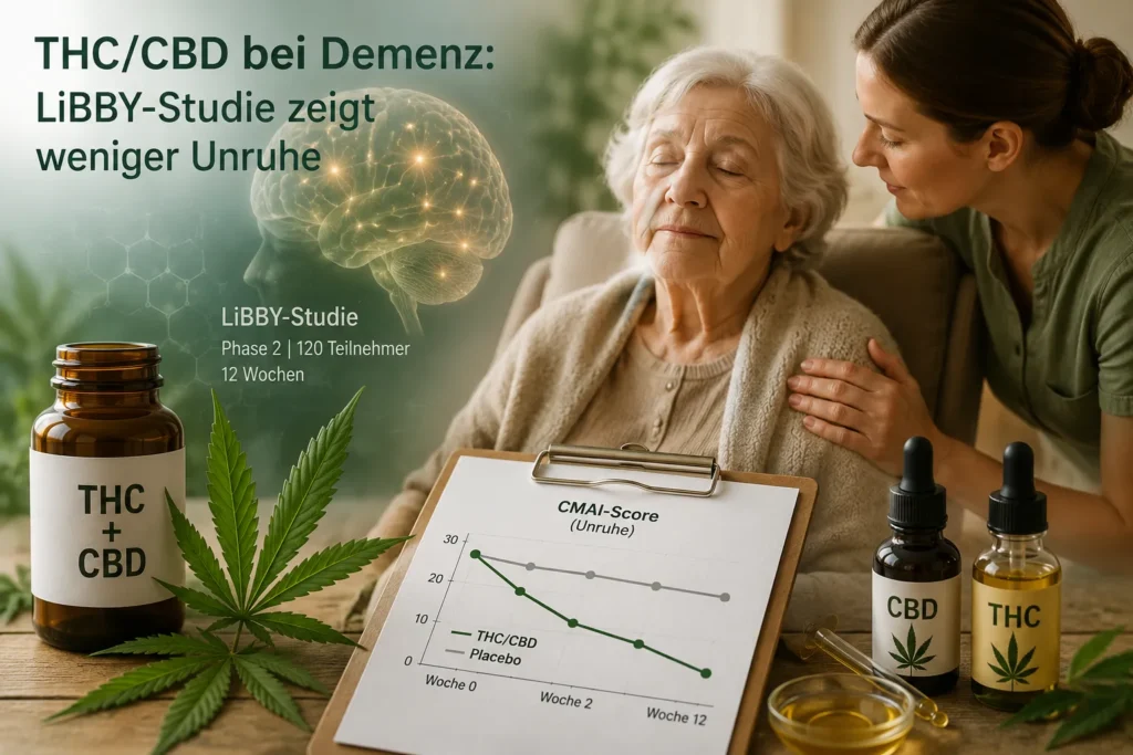 THC-CBD-Studie zu Unruhe bei schwerer Demenz