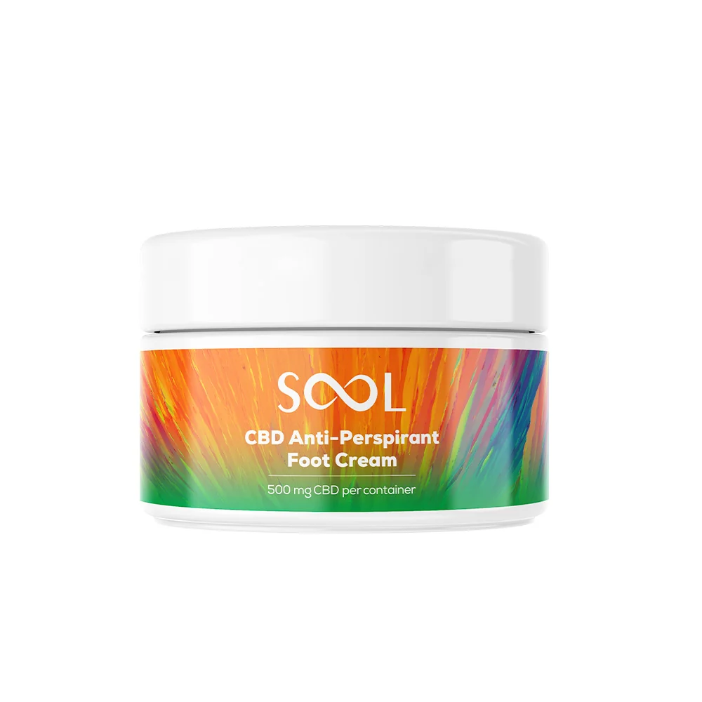 SOOL CBD Fußcreme Antitranspirant 500 mg 100 ml
