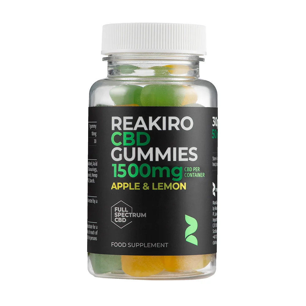Reakiro CBD Fruchtgummis 1500 mg Vollspektrum 30 Stück