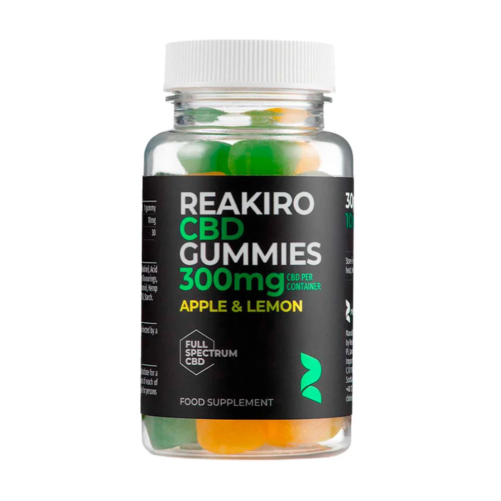 Reakiro CBD Fruchtgummis 300 mg Vollspektrum 30 Stück
