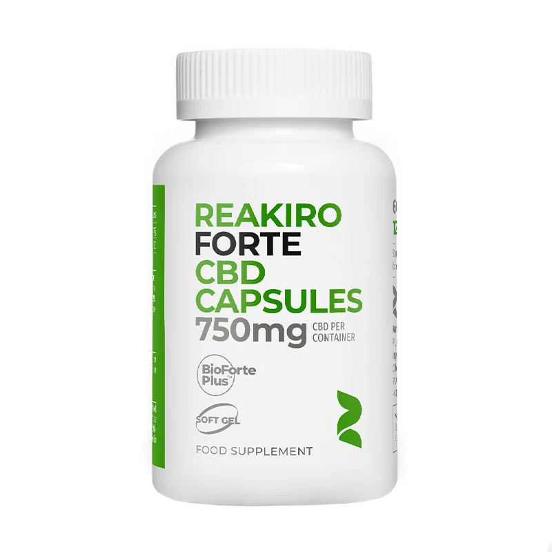 Reakiro Forte CBD Weichgel-Kapseln 750 mg 60 Stück