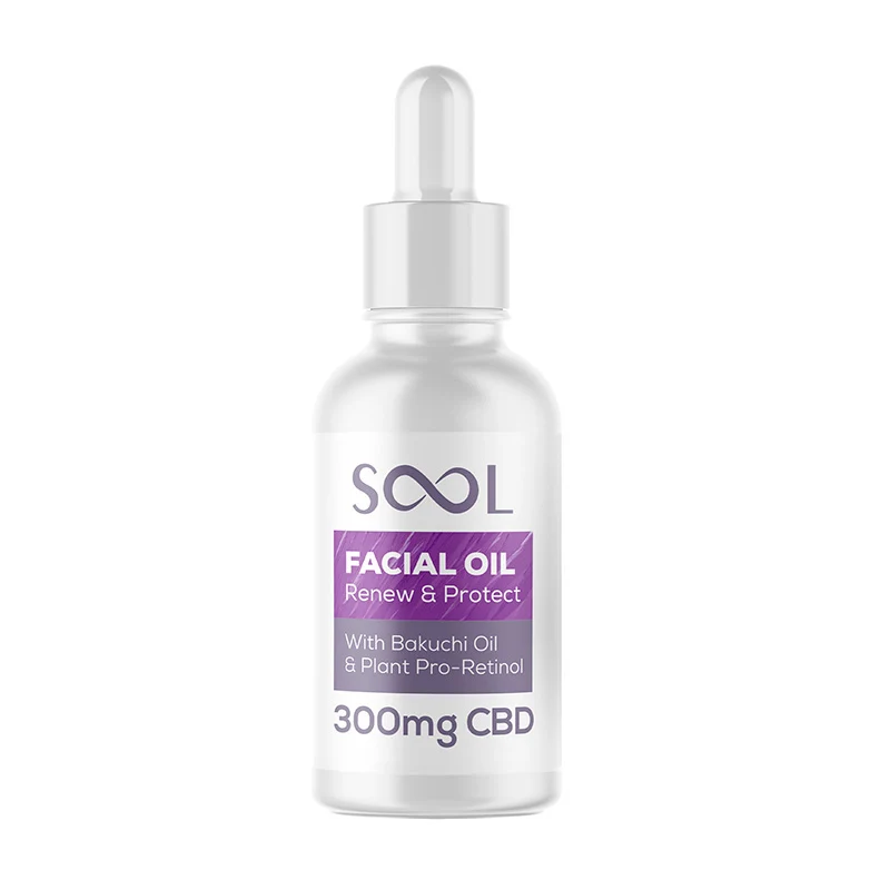 SOOL CBD Gesichtsöl Erneuern und Schützen 300 mg 30 ml