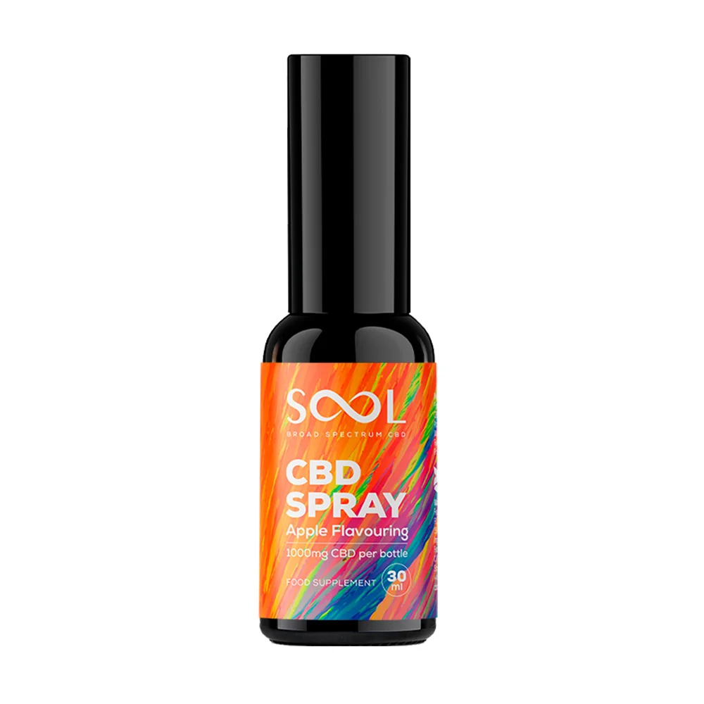 SOOL CBD Spray 1000 mg Apfel Breitspektrum 30 ml