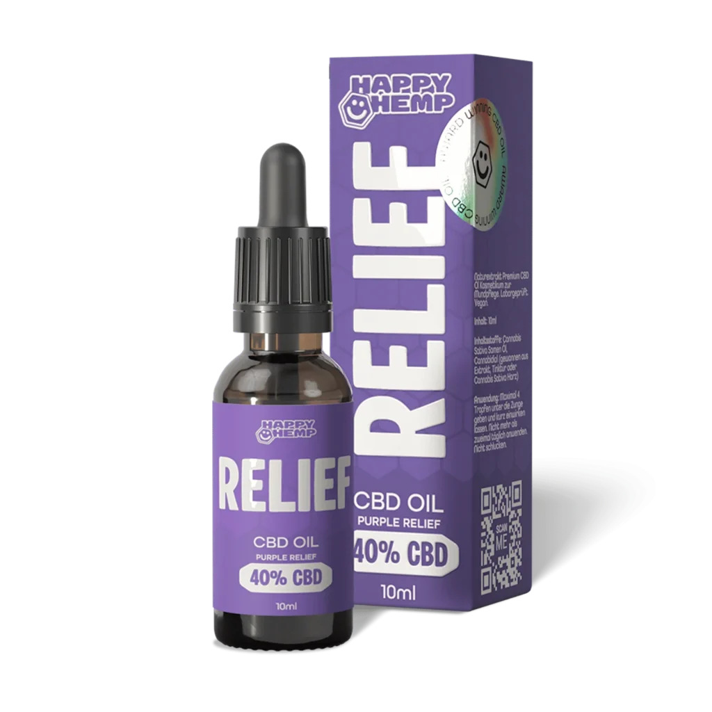 HappyHemp CBD Öl 40% Purple Relief im Kaufcheck