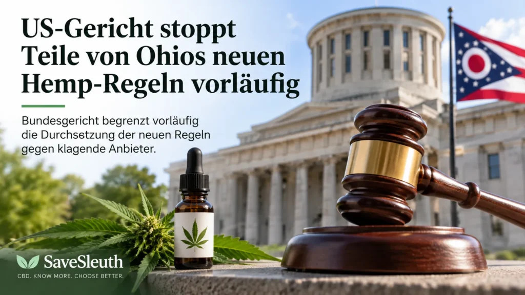 US-Gericht stoppt Teile von Ohios neuen Hemp-Regeln vorläufig