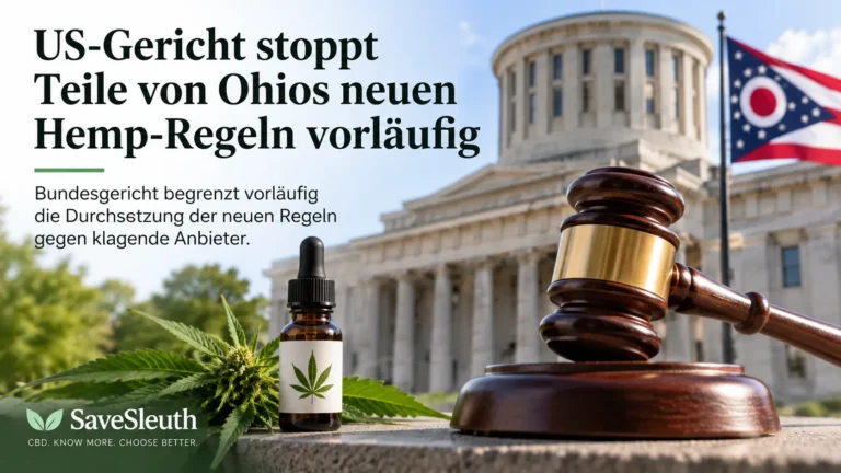 US-Gericht stoppt Teile von Ohios neuen Hemp-Regeln vorläufig
