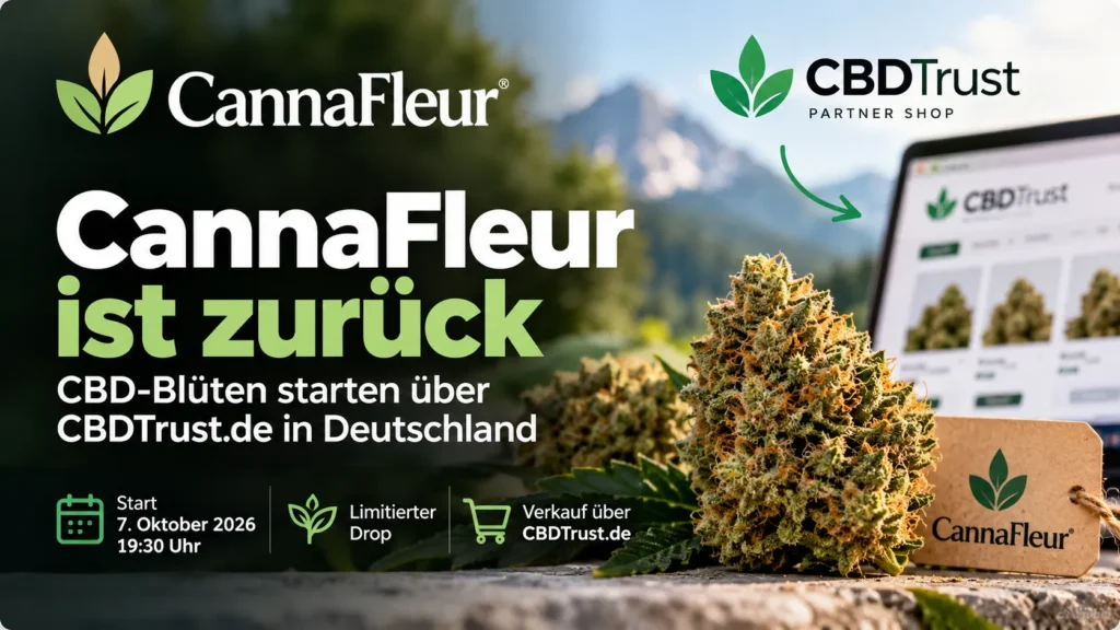 CannaFleur CBD-Blüten starten über CBDTrust.de in Deutschland