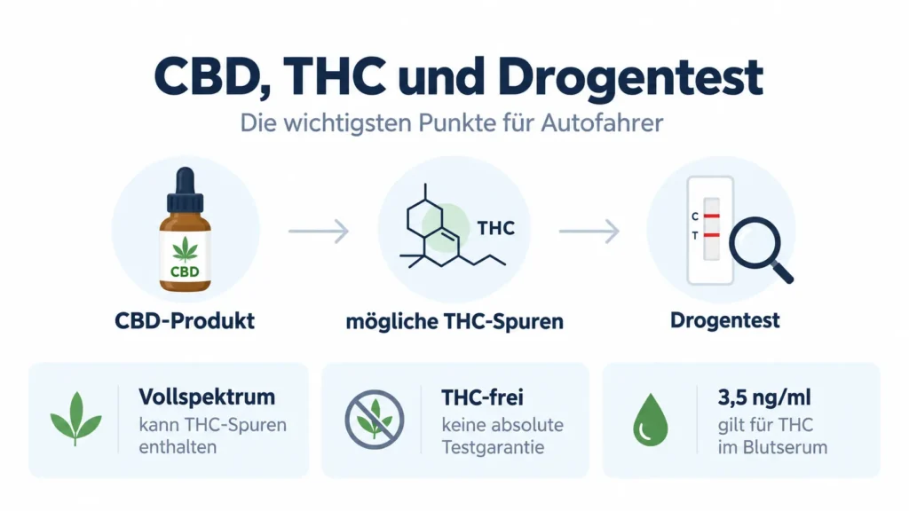 CBD, THC und Drogentest: Faktoren für Autofahrer in Deutschland 2026