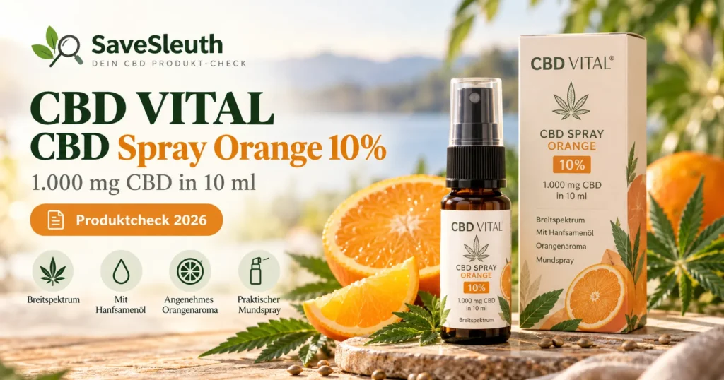CBD VITAL CBD Spray Orange 10% – Produktcheck 2026