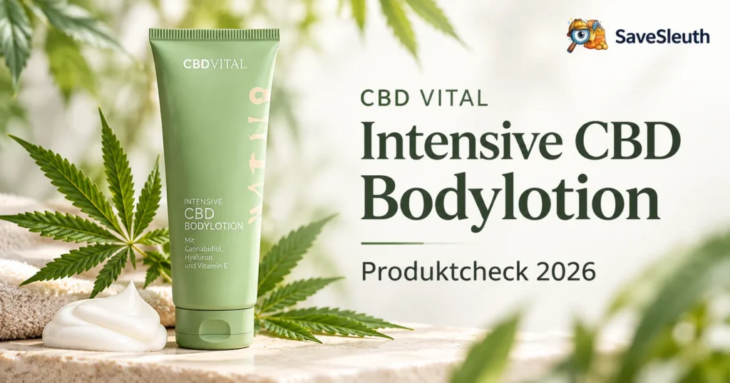 CBD VITAL Intensive CBD Bodylotion Produktcheck 2026 auf SaveSleuth