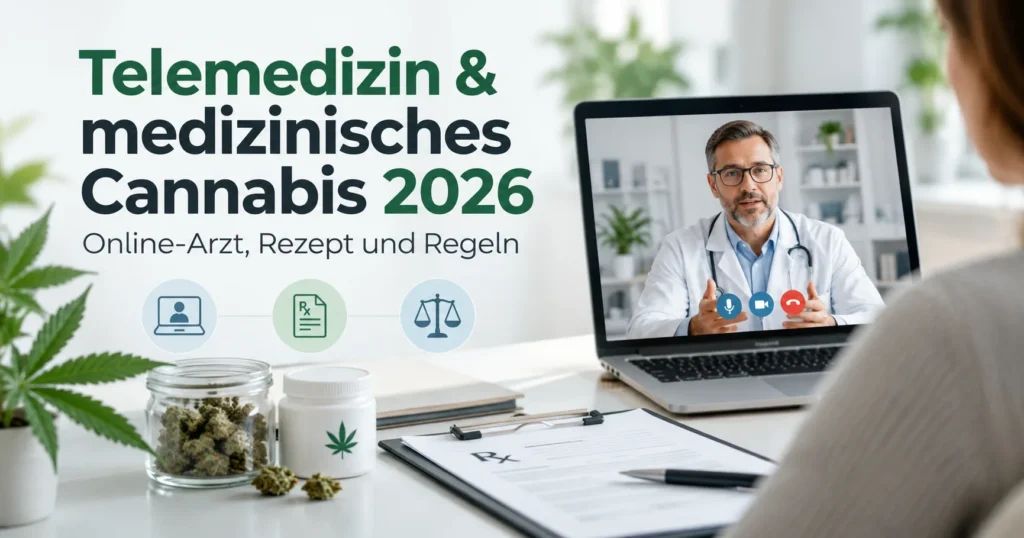Telemedizin und medizinisches Cannabis 2026 – Online-Arzt, Rezept und Rechtslage in Deutschland